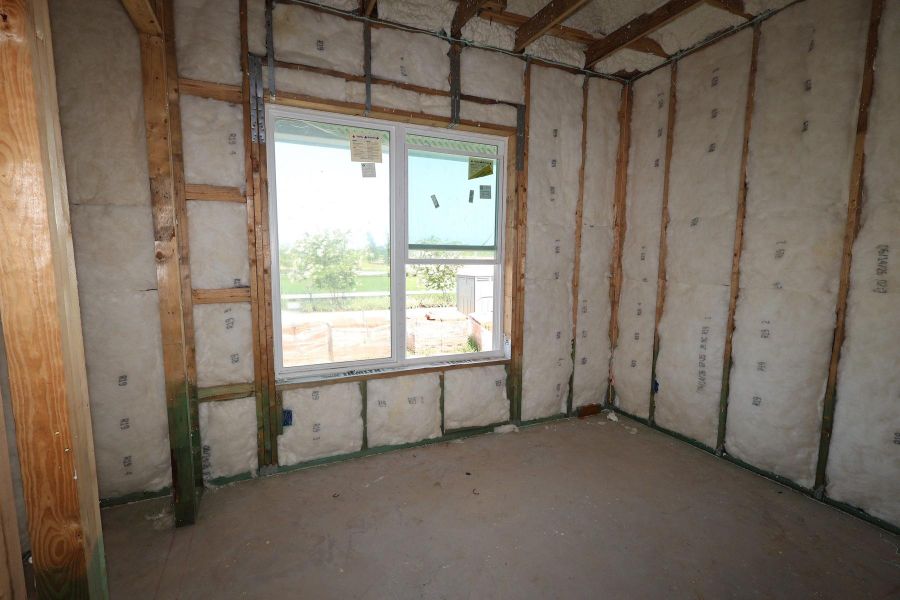 In-progress construction of a new home in Riceland - Enclave Row Collection, Mont Belvieu, TX (Image 6). In-progress construction of a new home in Riceland - Enclave Row Collection, Mont Belvieu, TX (Image 6).