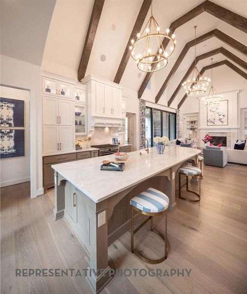 Furnished interior view inside a new home in Mustang Lakes, Celina (Image 18).