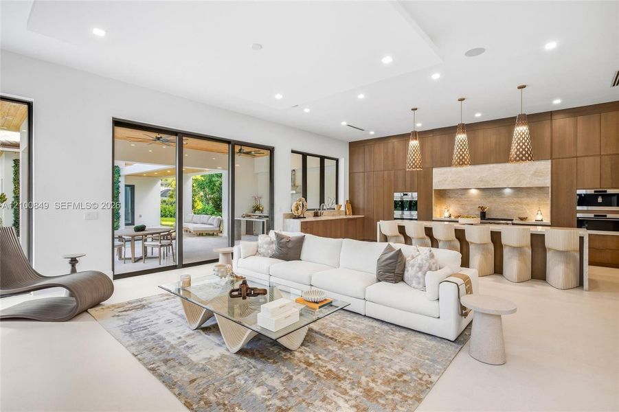 Furnished interior view inside a new home in , Palmetto Bay (Image 7).