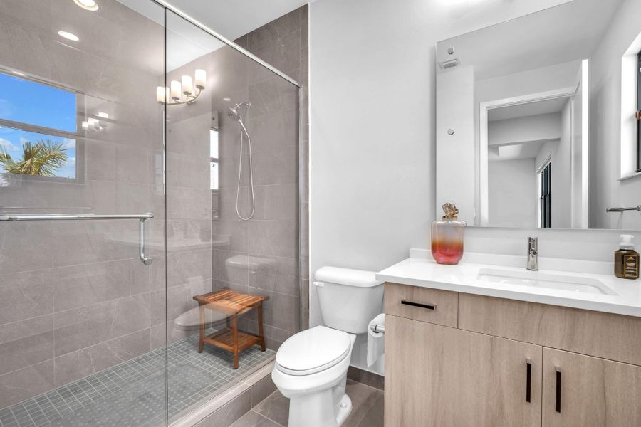 Furnished interior view inside a new home in , Boca Raton (Image 43).