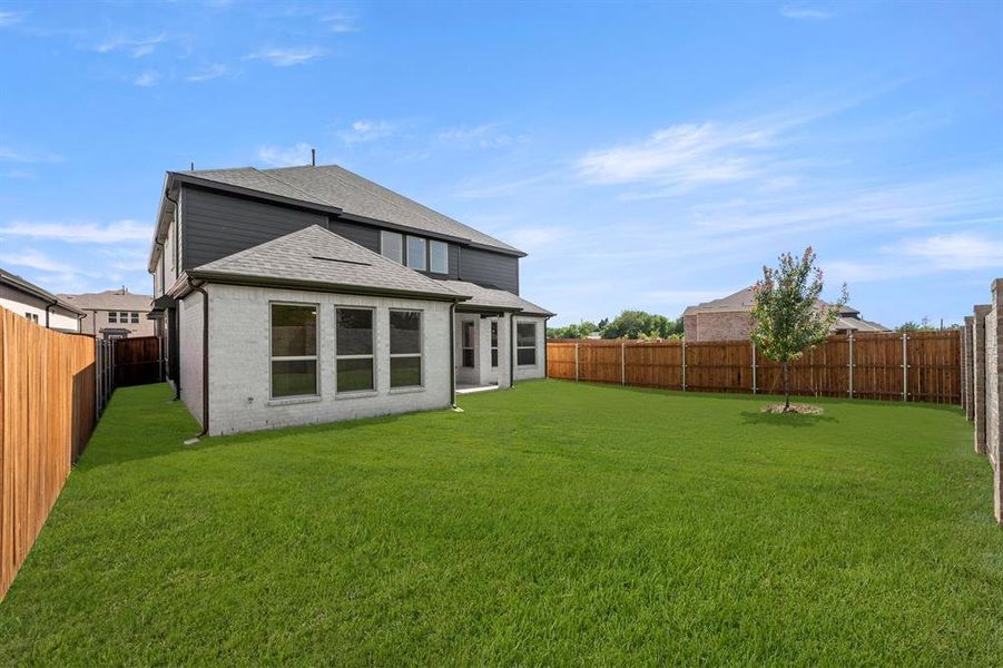 Front exterior of a new home in Brookfield, Melissa, TX, highlighting curb appeal (Image 24).