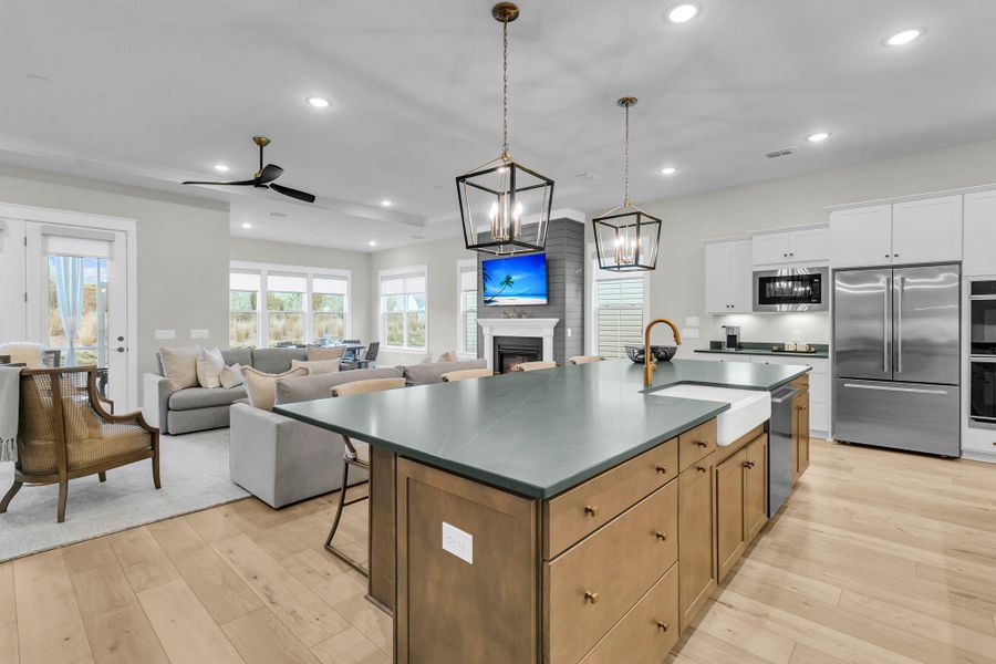 Furnished interior view inside a new home in , Summerville (Image 14).