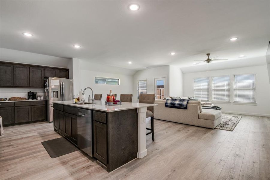 Furnished interior view inside a new home in , Royse City (Image 8).