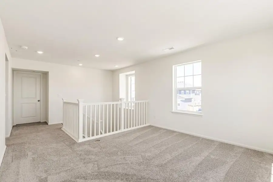 Spacious, unfurnished interior of a new home in The Nest Reserve at Canyon Creek, Erie (Image 16). Spacious, unfurnished interior of a new home in The Nest Reserve at Canyon Creek, Erie (Image 16).
