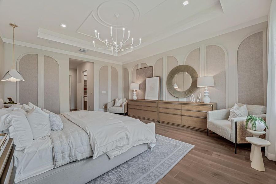 Furnished interior view inside a new home in Apex at Avenir, Palm Beach Gardens (Image 8).