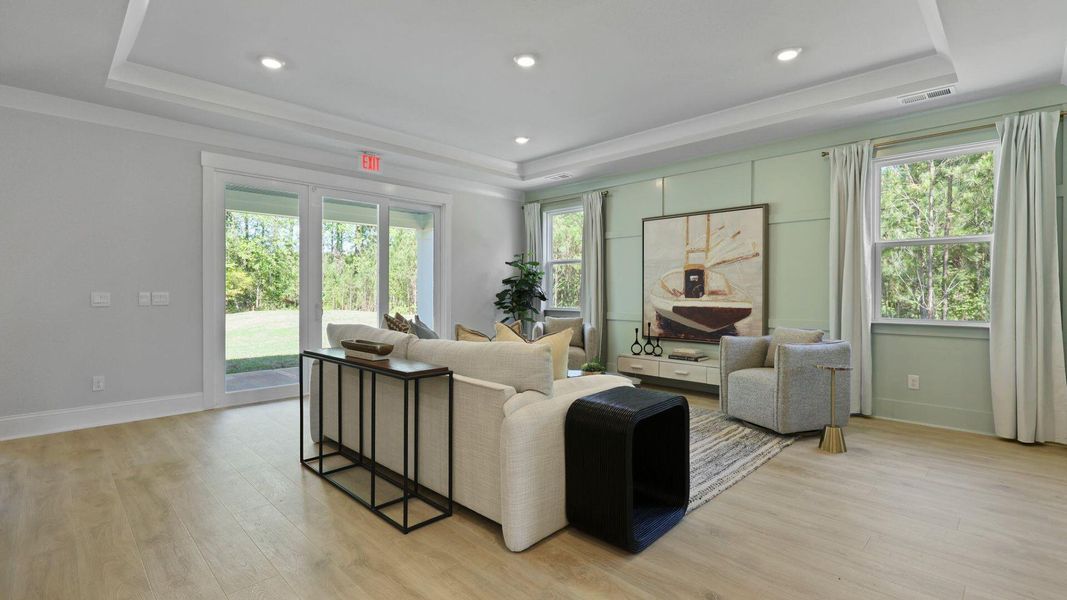 Furnished interior view inside a new home in Berkeley Bay, Ridgeville (Image 42).