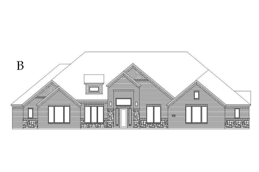 Representative rendering of the exterior for the Lancaster by Windsor Homes (Image 6).