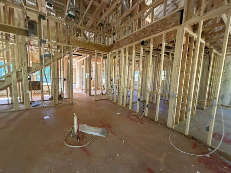 In-progress construction of a new home in Lakefield, Palmetto, GA (Image 4).