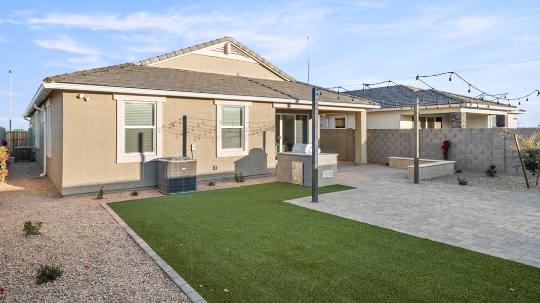 Exterior details and patio area of a home in Zanjero Pass, Waddell (Image 26). Exterior details and patio area of a home in Zanjero Pass, Waddell (Image 26).