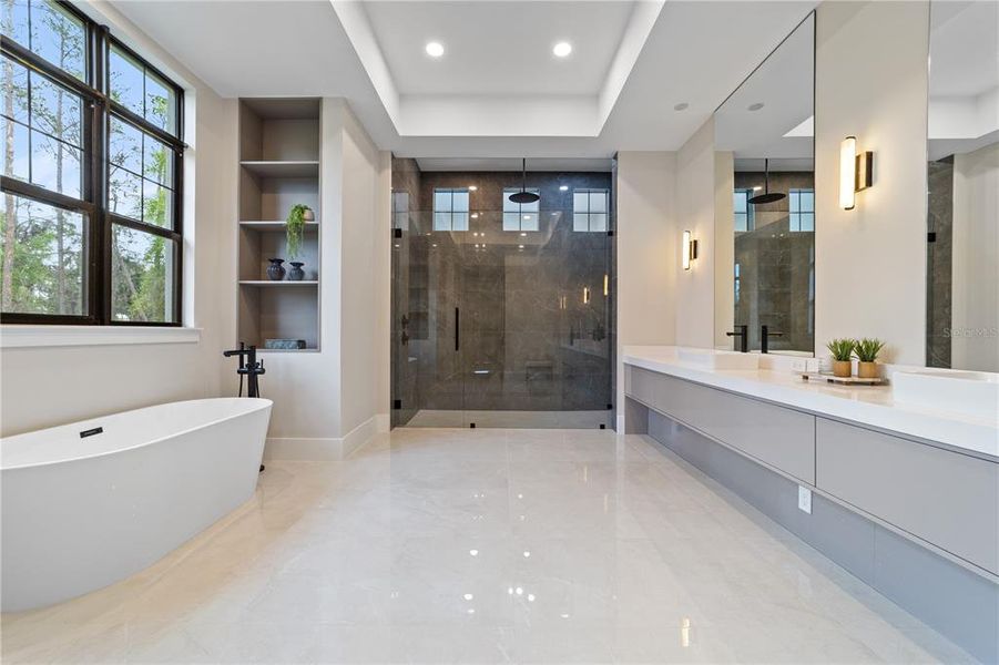 Furnished interior view inside a new home in Bella Collina, Montverde (Image 41). Furnished interior view inside a new home in Bella Collina, Montverde (Image 41).