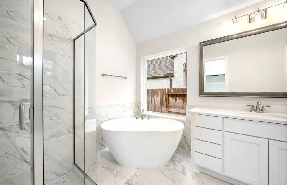 Representative furnished interior of a home built from the 3068 by Ravenna Homes in The Woodlands Hills 65′, Willis (Image 15).