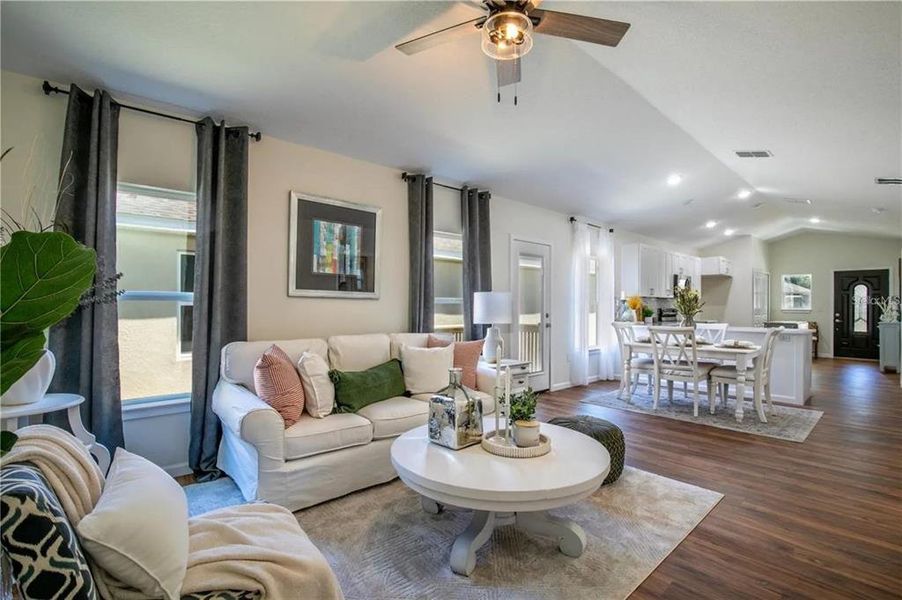 Furnished interior view inside a new home in , Eustis (Image 10).