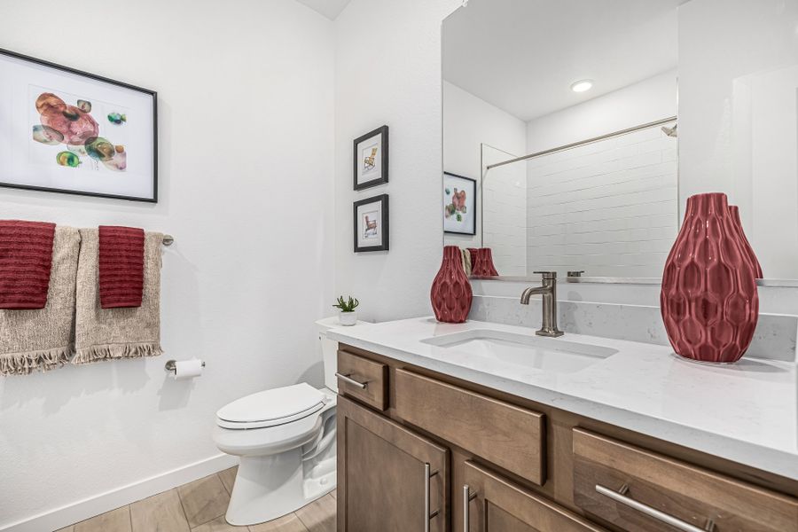 Furnished interior view inside a new home in The Residences at Victory Ridge, Colorado Springs (Image 13).