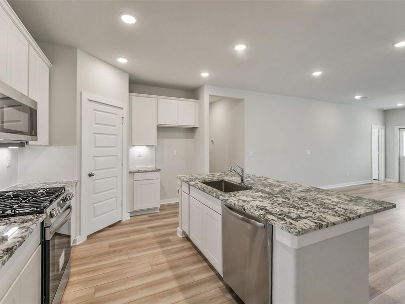 Furnished interior view inside a new home in Lakes at Black Oak, Magnolia (Image 5). Furnished interior view inside a new home in Lakes at Black Oak, Magnolia (Image 5).