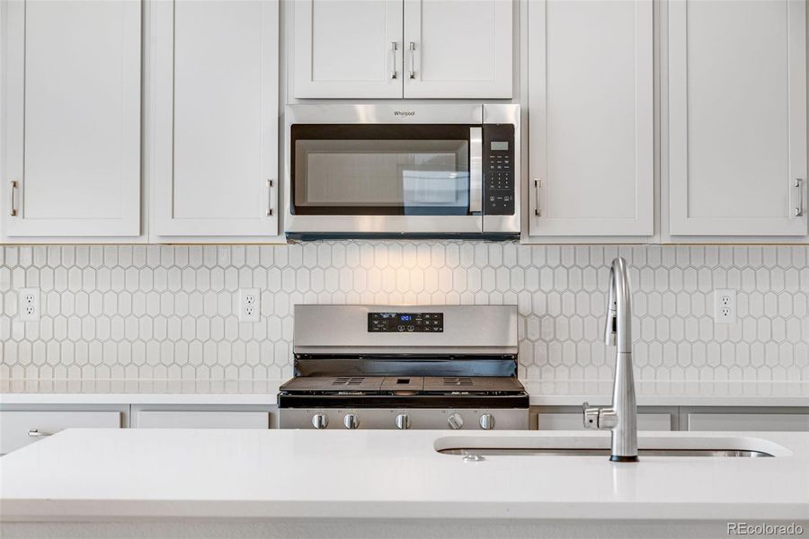 Close-up of interior finishes inside a home in Reunion, Commerce City (Image 16).