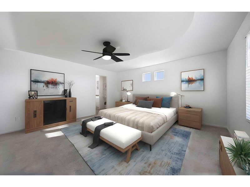 Furnished interior view inside a new home in , Johnstown (Image 22). Furnished interior view inside a new home in , Johnstown (Image 22).