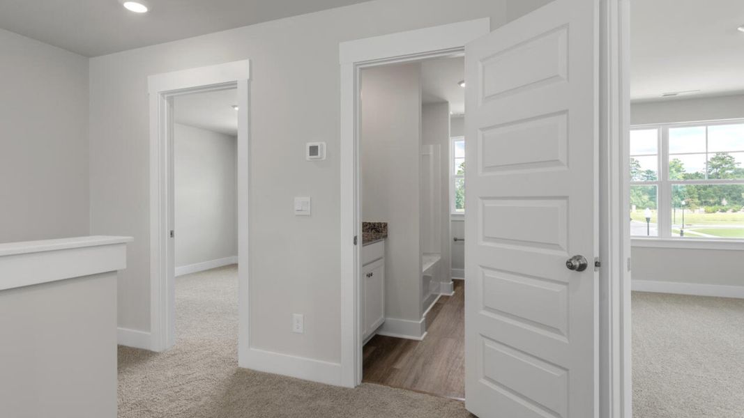 Spacious, unfurnished interior of a new home in Indigo Preserve Townhomes, Leland (Image 28).