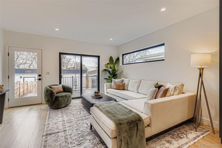 Furnished interior view inside a new home in , Denver (Image 10).