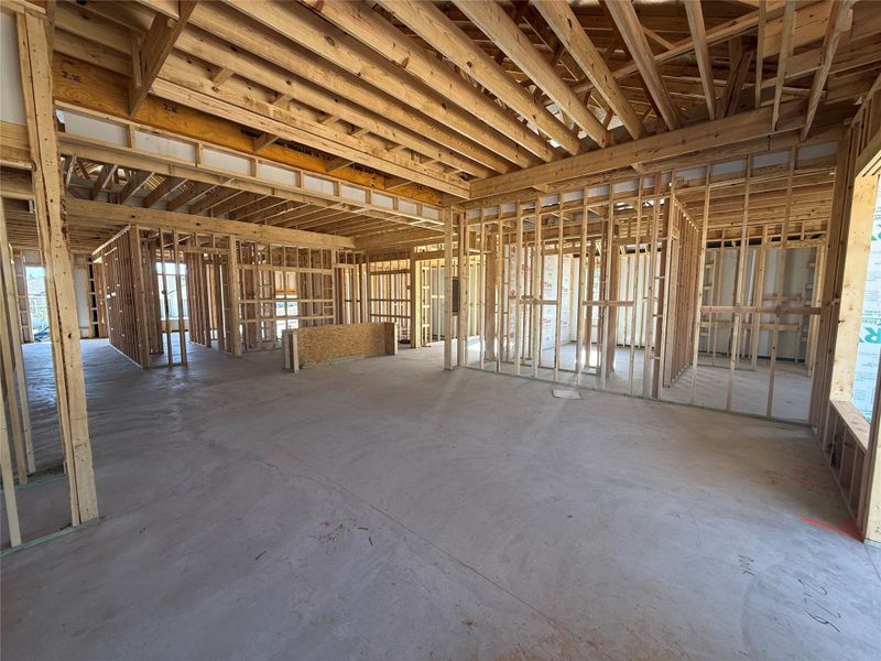 In-progress construction of a new home in Provence, Austin, TX (Image 35).