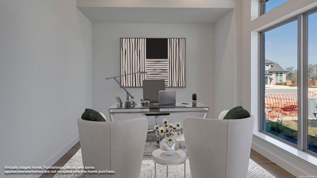 Furnished interior view inside a new home in The Ranches at Creekside, Boerne (Image 7).