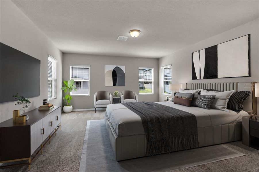 Furnished interior view inside a new home in , Clermont (Image 8).