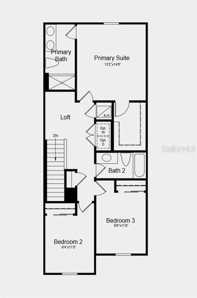 2D floor plan layout of this home in Firethorn, Parrish, FL (Image 3). 2D floor plan layout of this home in Firethorn, Parrish, FL (Image 3).