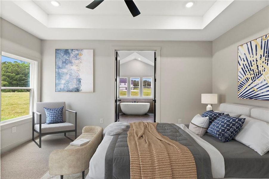 Furnished interior view inside a new home in The Meadows at Lake Circle, Buchanan (Image 6).