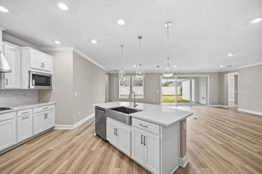 Furnished interior view inside a new home in Headwaters at Lofton Creek, Yulee (Image 13).