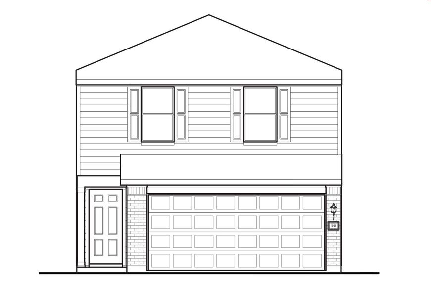 Colt Elevation A - Alt Roof Elevation