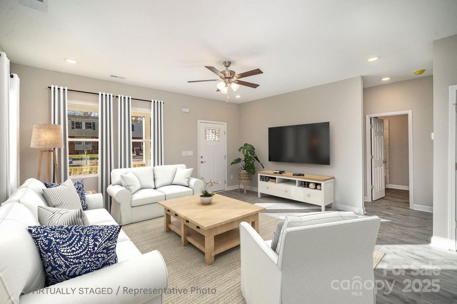 Furnished interior view inside a new home in , Salisbury (Image 11). Furnished interior view inside a new home in , Salisbury (Image 11).