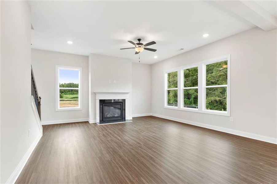 Spacious, unfurnished interior of a new home in Ashbury Commons, Powder Springs (Image 42).