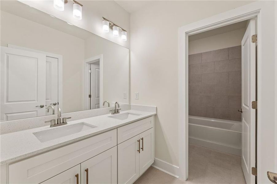 Furnished interior view inside a new home in Bay Creek Overlook, Loganville (Image 5).