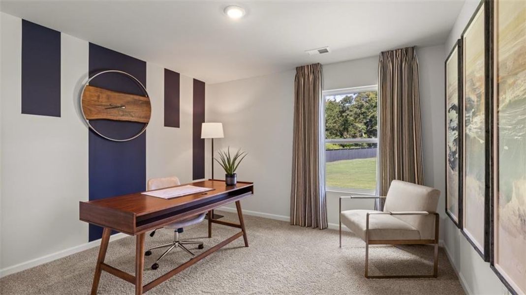 Furnished interior view inside a new home in Jackson Landing, Jefferson (Image 44). Furnished interior view inside a new home in Jackson Landing, Jefferson (Image 44).