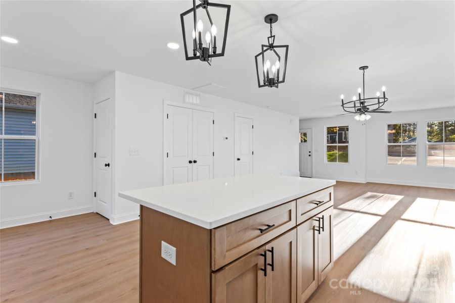 Furnished interior view inside a new home in , Charlotte (Image 8).