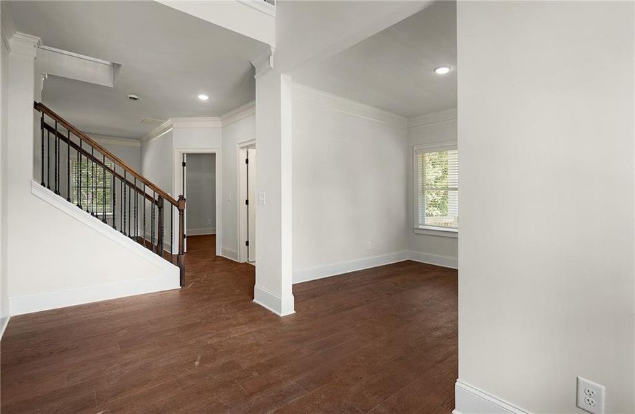 Spacious, unfurnished interior of a new home in The Landing at Miller’s Ferry, Adairsville (Image 14). Spacious, unfurnished interior of a new home in The Landing at Miller’s Ferry, Adairsville (Image 14).