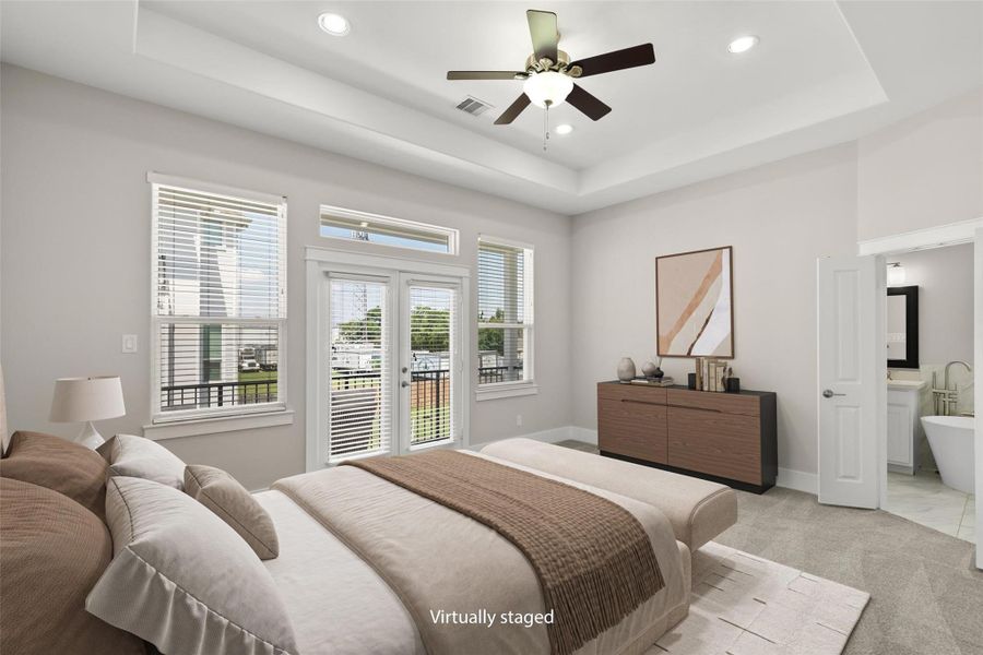 Furnished interior view inside a new home in , Houston (Image 19).