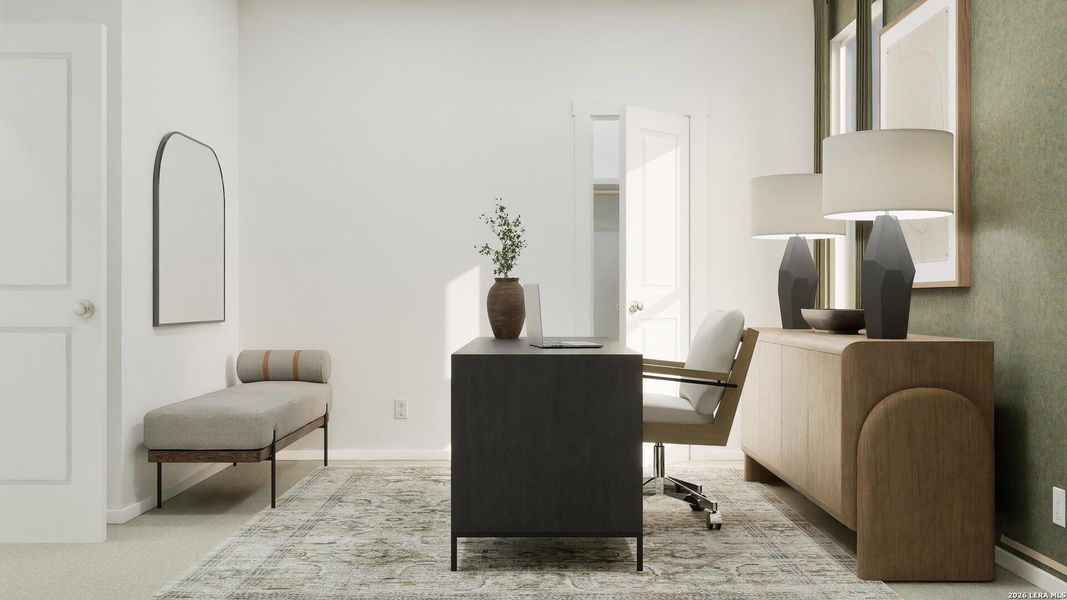 Furnished interior view inside a new home in Stone Garden, Elmendorf (Image 17).