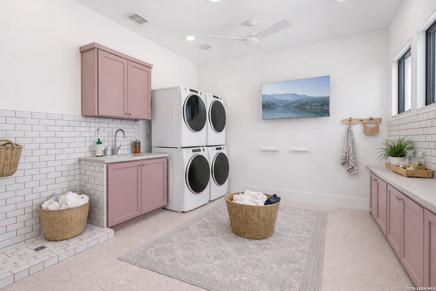 Furnished interior view inside a new home in , San Antonio (Image 47).