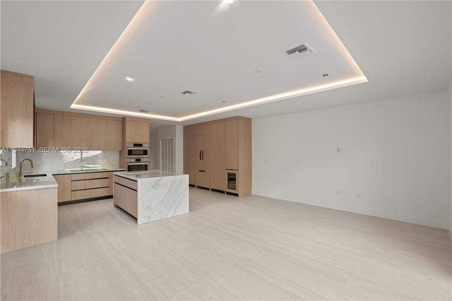 Furnished interior view inside a new home in , Miami (Image 8).