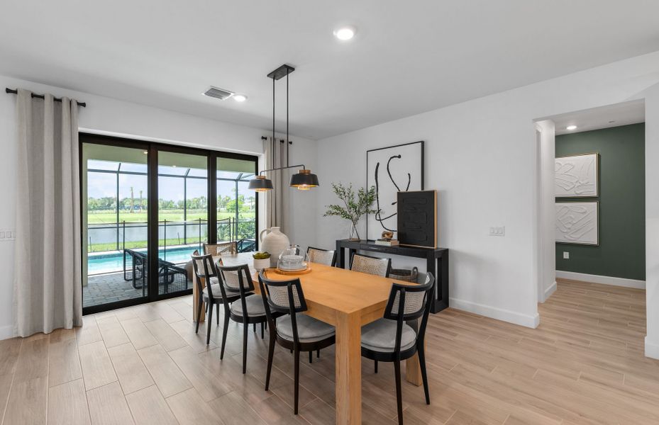 Beautiful café-dining area