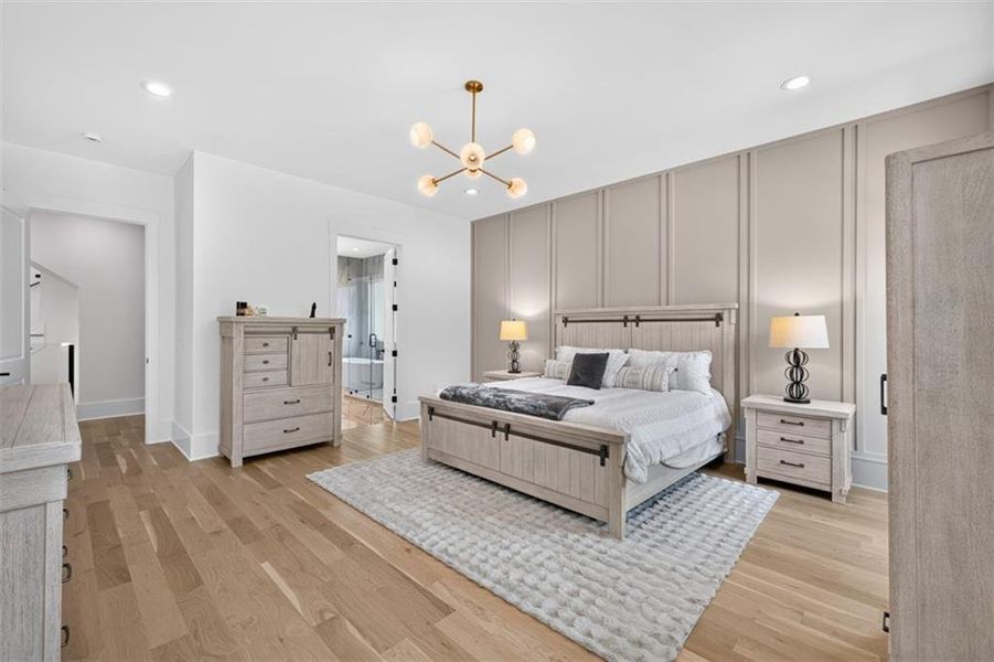 Furnished interior view inside a new home in , Buford (Image 8).
