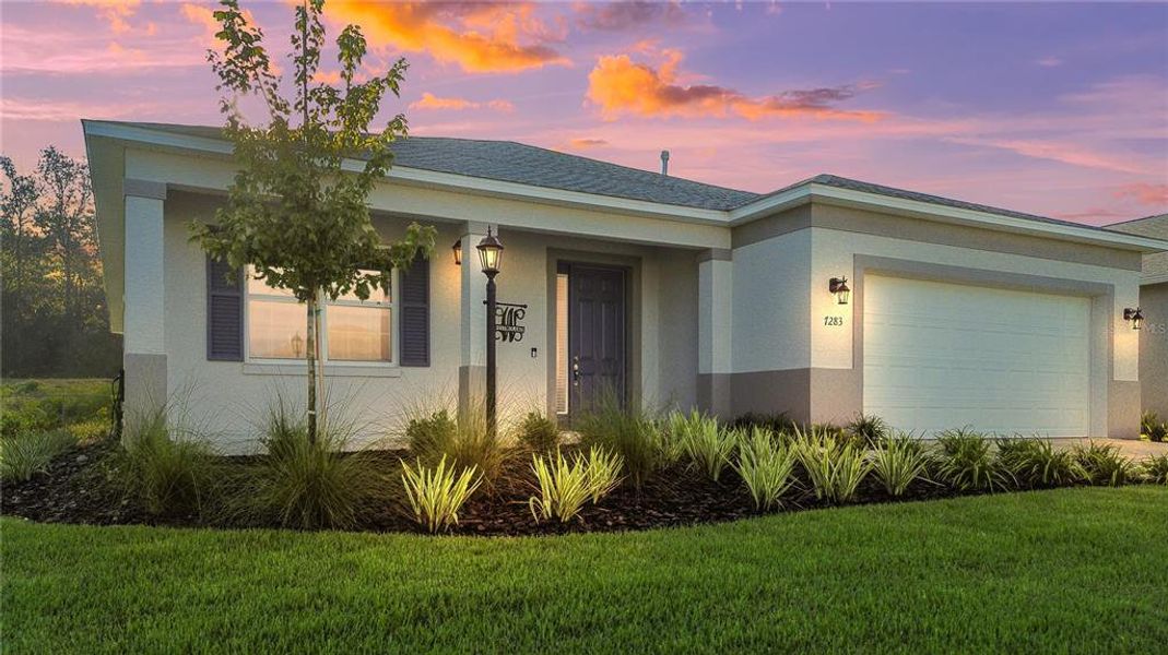 Front exterior of a new home in , Ocala, FL, highlighting curb appeal (Image 19).
