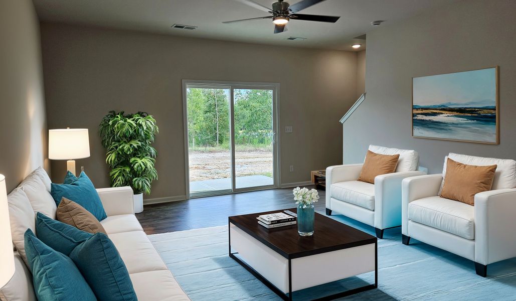 Representative furnished interior of a home built from the Anderson by Veranda Homes in The Falls, Blythewood (Image 3).