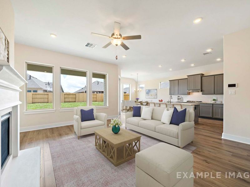 Representative furnished interior of a home built from the The Diana A by Davidson Homes LLC in Lago Mar, Texas City (Image 5).