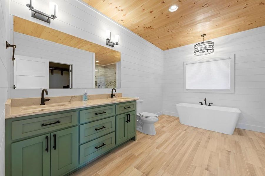 Furnished interior view inside a new home in , Blue Ridge (Image 7).