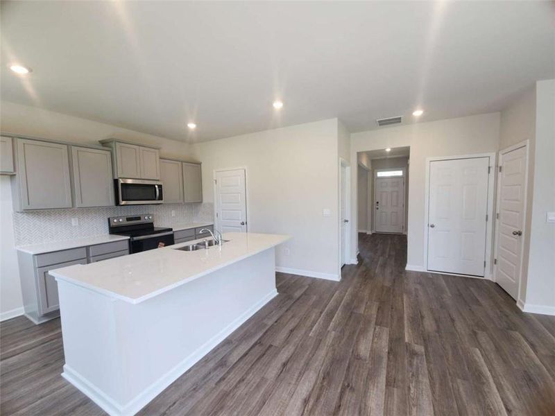 Furnished interior view inside a new home in Cedar Ridge - Locust Grove Station, Locust Grove (Image 4). Furnished interior view inside a new home in Cedar Ridge - Locust Grove Station, Locust Grove (Image 4).