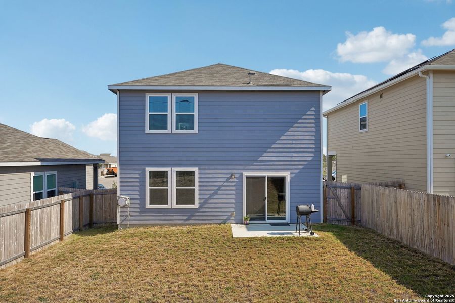 Front exterior of a new home in Sutton Farms, San Antonio, TX, highlighting curb appeal (Image 26). Front exterior of a new home in Sutton Farms, San Antonio, TX, highlighting curb appeal (Image 26).
