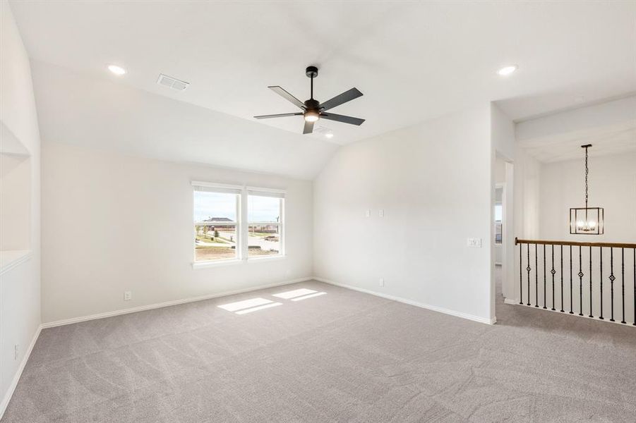 Spacious, unfurnished interior of a new home in Parks at Panchasarp Farms 65, Burleson (Image 20). Spacious, unfurnished interior of a new home in Parks at Panchasarp Farms 65, Burleson (Image 20).