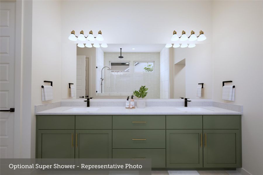 Furnished interior view inside a new home in ARTAVIA 50' Homesites, Conroe (Image 10).