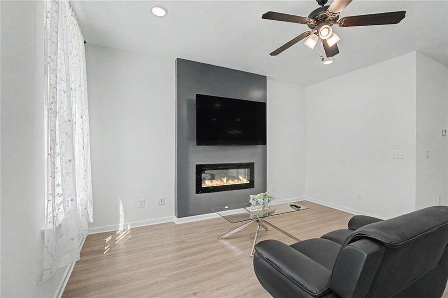 Furnished interior view inside a new home in , Atlanta (Image 14).